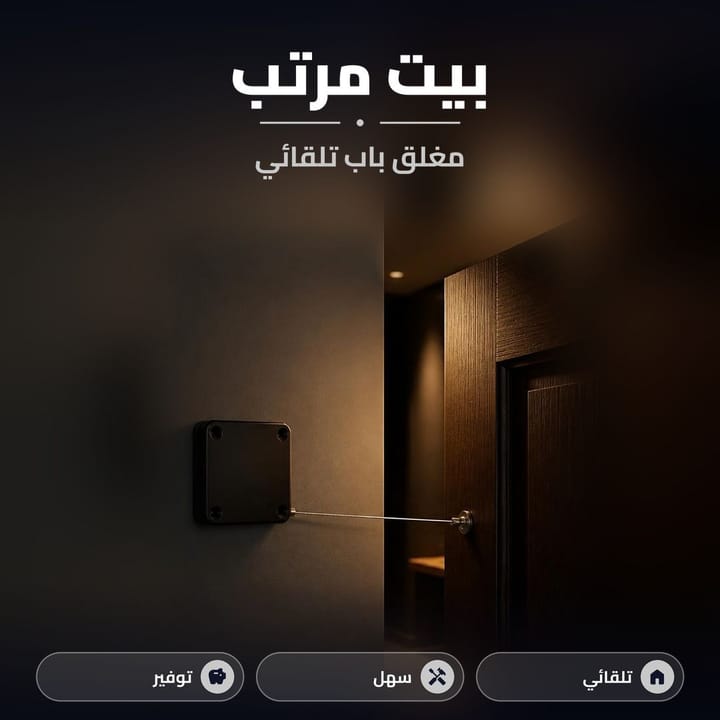 غالق الابواب السحري يسد الباب وحده