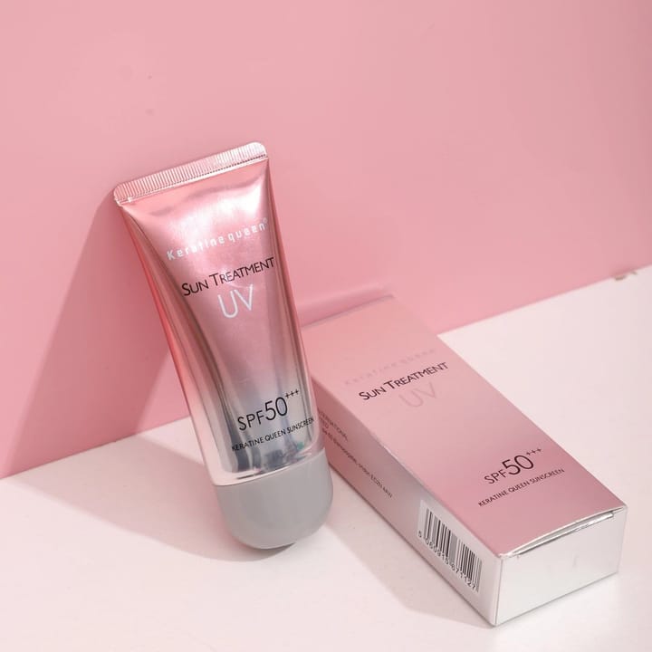 واقي شمس Keratine Queen Sun Treatment SPF 50 للوجه 60 مل