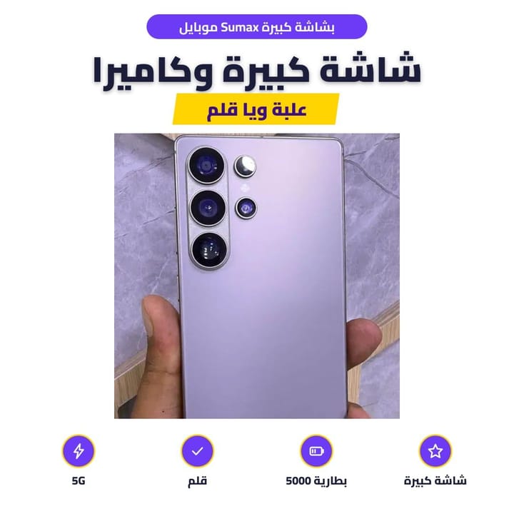 Sumax phone multi lens rear camera