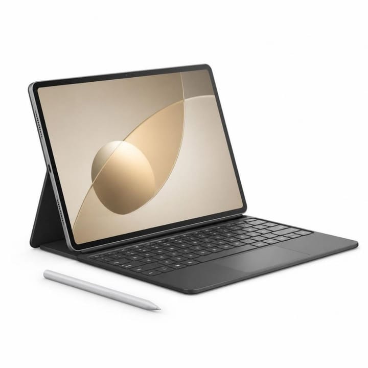 تابلت AirTab 1 تيرا مع كيبورد وماوس، شاشة 10.1 انش FHD