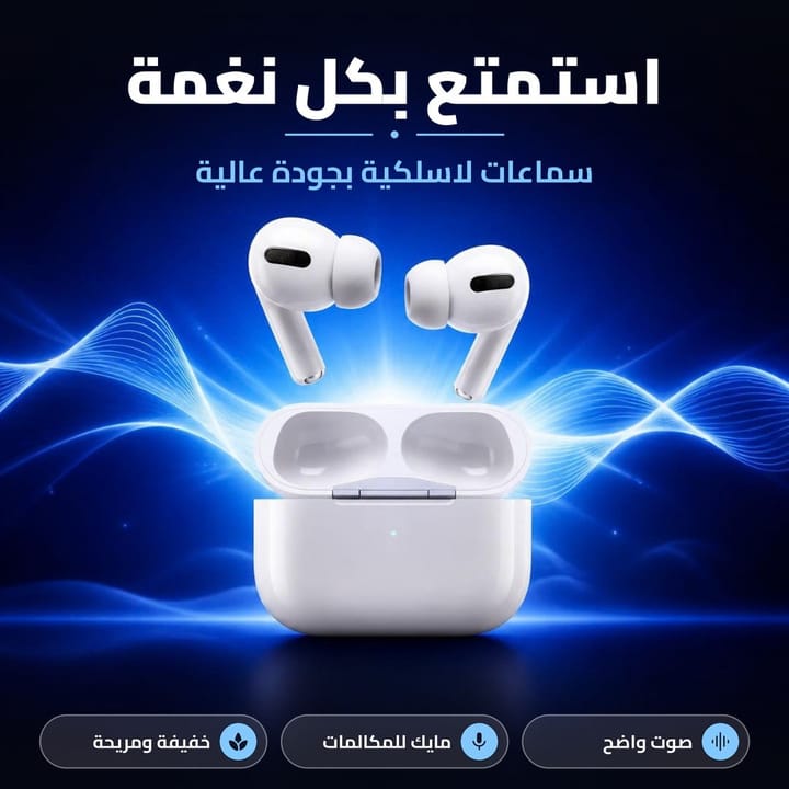 سماعات لاسلكية بجودة عالية استمتع بكل نغمة